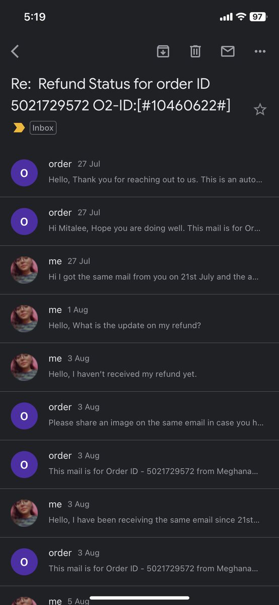 MitaleeNigam's tweet photo. It has been almost more than 2 weeks since my money was debited &amp; still
haven't received any refund fr that. Apart frm that I’m not getting any proper response from the Zomato team. It's really absurd. Swiggy is far better than on these issues and customer experience.@zomato 😡😡 https://t.co/sdtMrZQcLh
