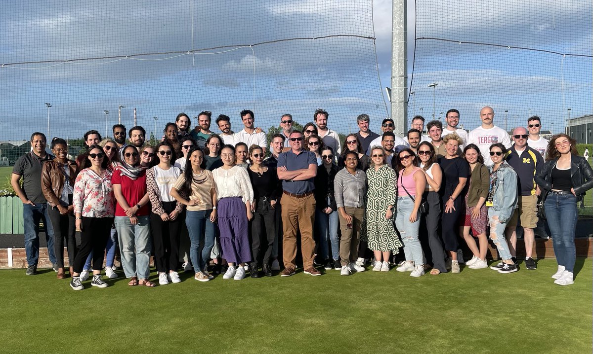 Great ⁦<a href="/TissueEngDublin/">RCSI TERG</a>⁩ summer social event in ⁦<a href="/RailwayUnionBC/">Railway Union Bowling Club</a>⁩ today! Remarkably the sun shone.
