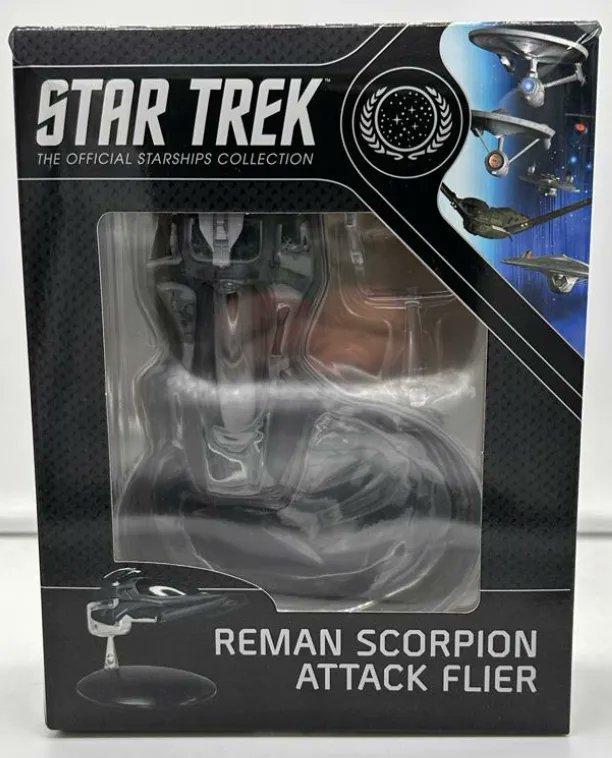 [Giveaway] Today, @MasterReplicas_ puts on sale one of the last of the UNRELEASED Eaglemoss model: the Reman Scorpion-class from Star Trek Nemesis (limited to 1500 units). One copy is up for grabs! To take part, you just have to like and RT this tweet before August 20. Engage! 🌠