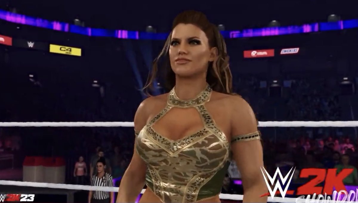 First look at Eve Torres in WWE 2K23! 📸

She’s back! 

#WWE2KShowDown #WWE2K23