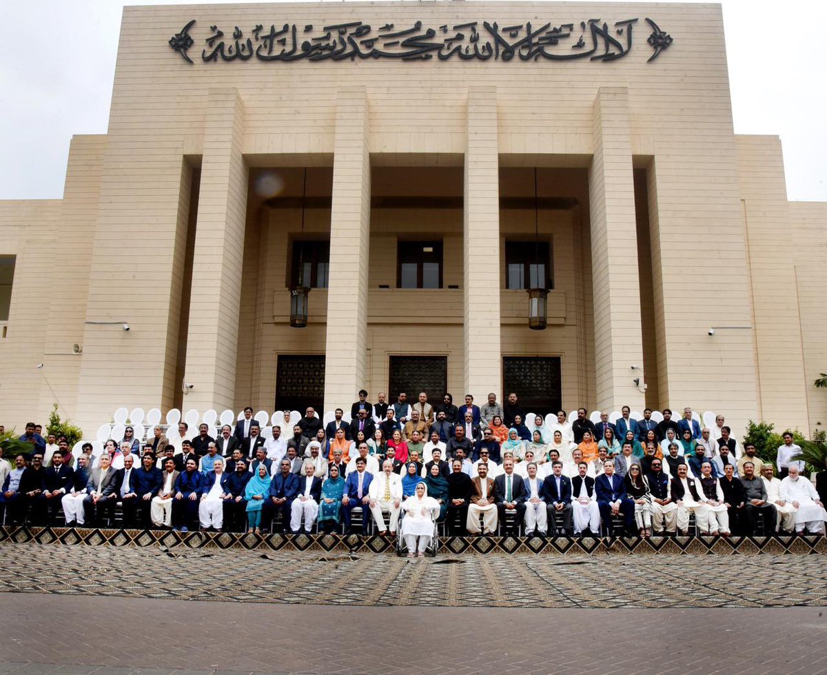 jamkhanshoro's tweet photo. Dear colleagues and Hon: members of this august elected assembly,
Today, as we approach the completion of our term, I am filled with a mix of emotions - gratitude, pride, and a touch of nostalgia. It has been an incredible honor to serve alongside each and every one of you, dedicating our time and energy to make a positive impact in the lives of those we represent.
Farewell, my friends and may our shared passion for making a difference continue to drive us forward.