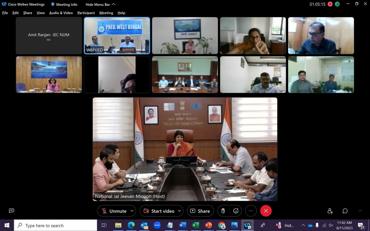 jaljeevan_'s tweet image. The meeting was attended by ACS, Pr. Secy., Secretaries, Mission Directors, JS, E-in-Cs, Jt. Directors and other senior officials from all State/ UTs.

From NJJM, Dircetors, DS, Addl. Advisor, etc were present.

@gssjodhpur @prahladspatel @mahajan_vini @iamvikassheel @MoJSDDWS