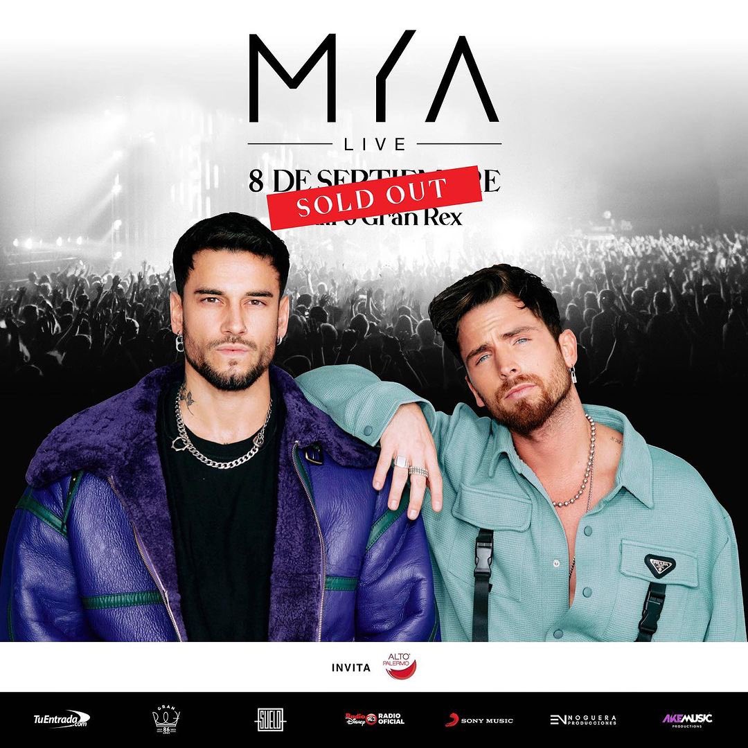 Está SOLD OUT el show del Gran Rex de <a href="/mya_musica/">MYA</a>! 🤯 🔥🔥
