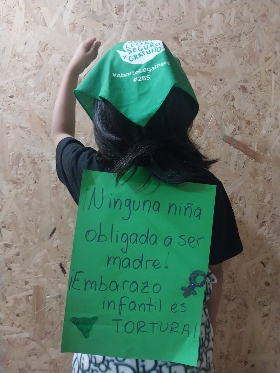 ManuelaRamos's tweet photo. Ninguna niña debe ser obligada a ser madre. El embarazo infantil es tortura #NiñasNoMadres #JusticiaParaMila https://t.co/2n1aTMAtzB