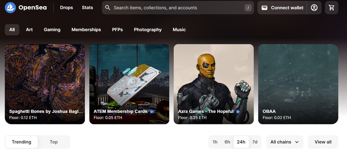 Who's that handsome lad on <a href="/opensea/">OpenSea</a>'s landing page?

Looks like Hopefuls are back on top Azrans 😤