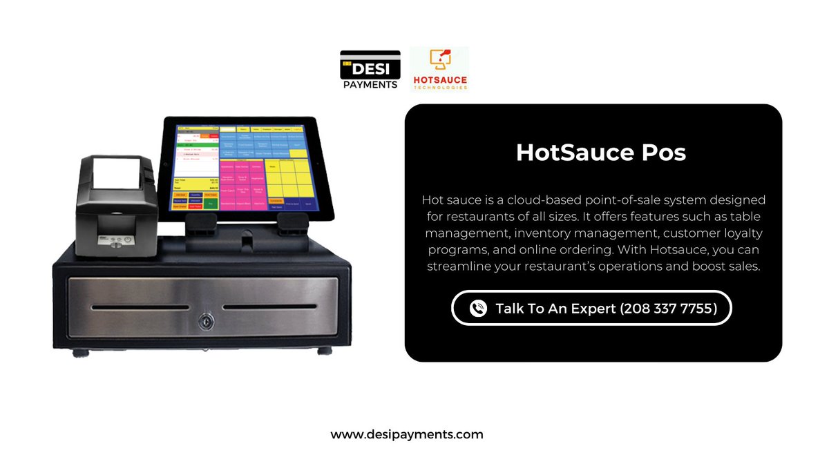 DesiPayments's tweet image. Desipayments Provide PREMIUM MERCHANT SUPPORT 24/7 HANDLED WITH REAL HUMANS ( NOT IVR/ ROBOTS)

For more information please Call: (208) 337-7755)

#HotsaucePOS #CloudBasedPOS #RestaurantManagement #CustomerLoyaltyPrograms #OnlineOrdering