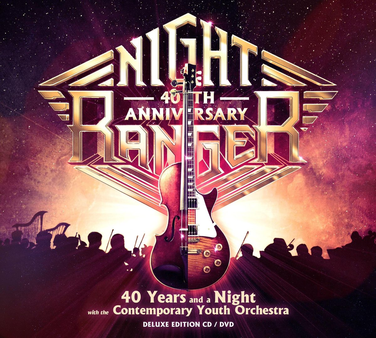 nightranger's tweet photo. 💥 PRESS RELEASE 💥

Night Ranger Announce Live Album “40 Years and a Night with Contemporary Youth Orchestra”  Out October 20th via @FrontiersMusic1 

You can preorder here: https://t.co/Dg73NqxABD

40 Years and a Night with @CYOrchestra Track List:

1) Intro
2) (You Can Still) Rock In America
3) Four In The Morning
4) Sing Me Away
5) Call My Name
6) Sentimental Street
7) High Road
8 ) Night Ranger
9) Goodbye
10) When You Close Your Eyes
11) Don't Tell Me You Love Me
12) Sister Christian
13) High Enough (Bonus Track – Japan)