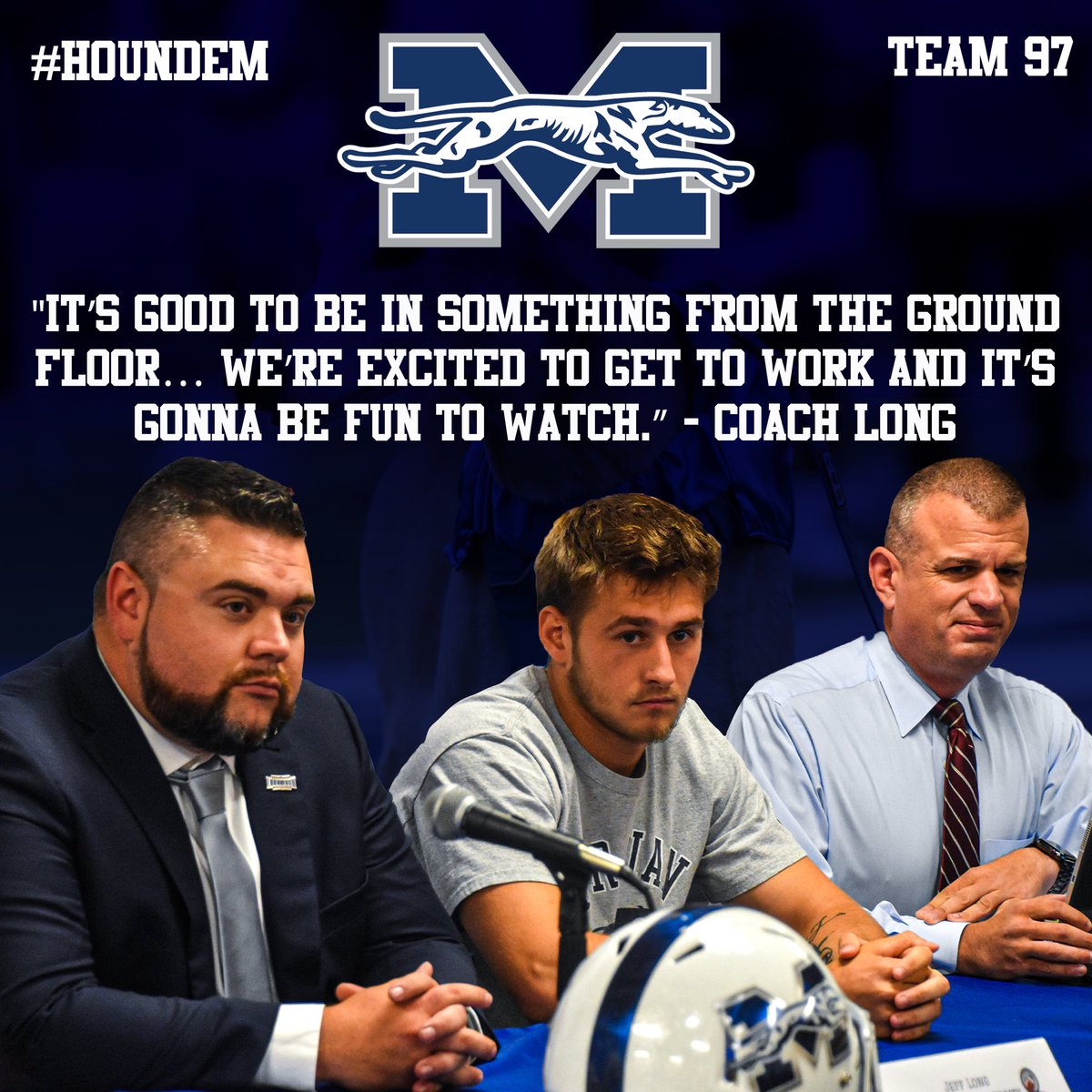 Day 1! #Team97 is back to work on the field! 🏈🤟🏼A hungry hound will always run faster! #HoundEm #PPT #TheIronPrice