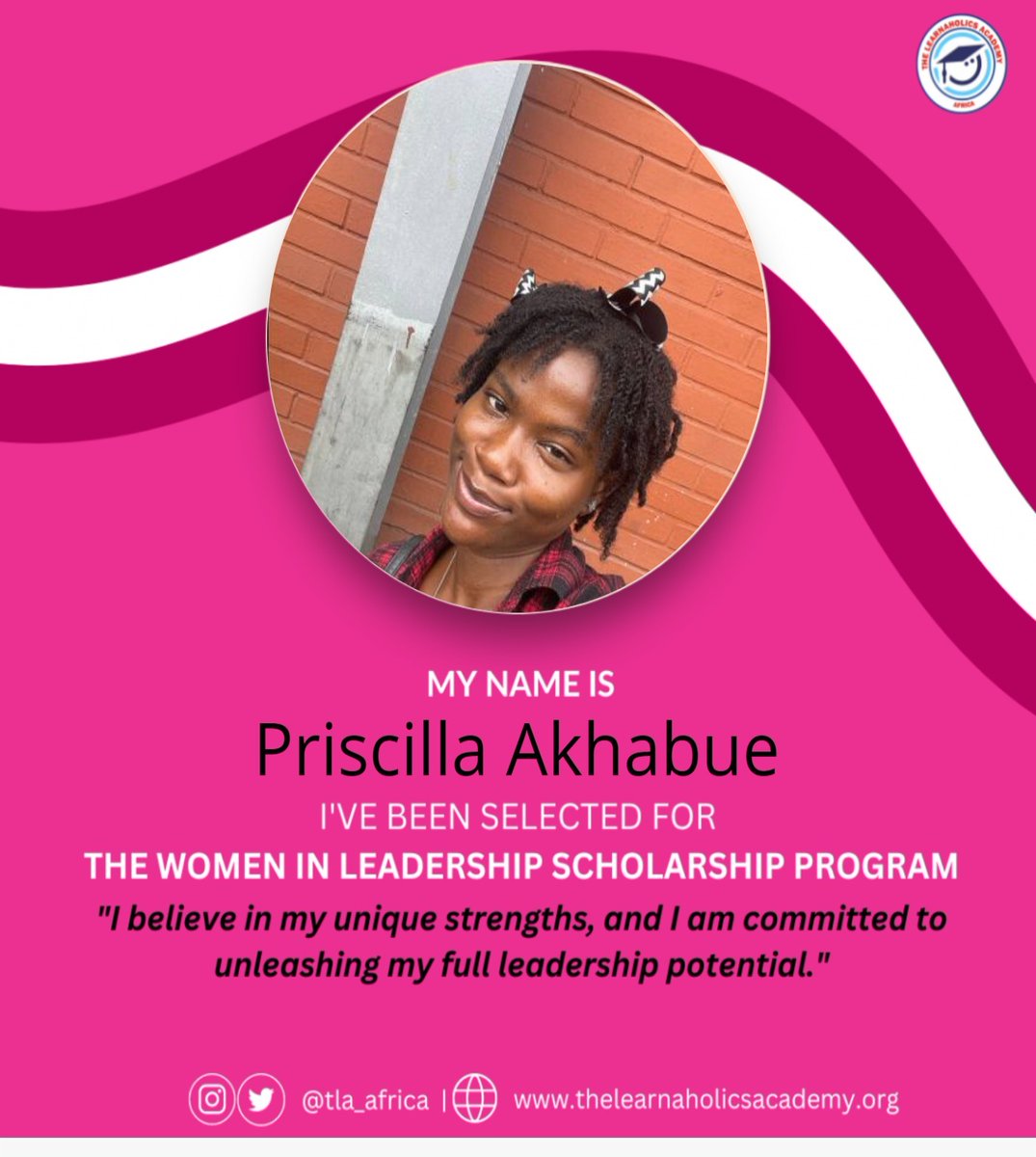 efoise_'s tweet photo. Look who got in!
I'm excited to Unlearn, Learn and Relearn.
Let's go!
@tla_africa
#TLAWomenInLeadership https://t.co/xiuGpJIFk1