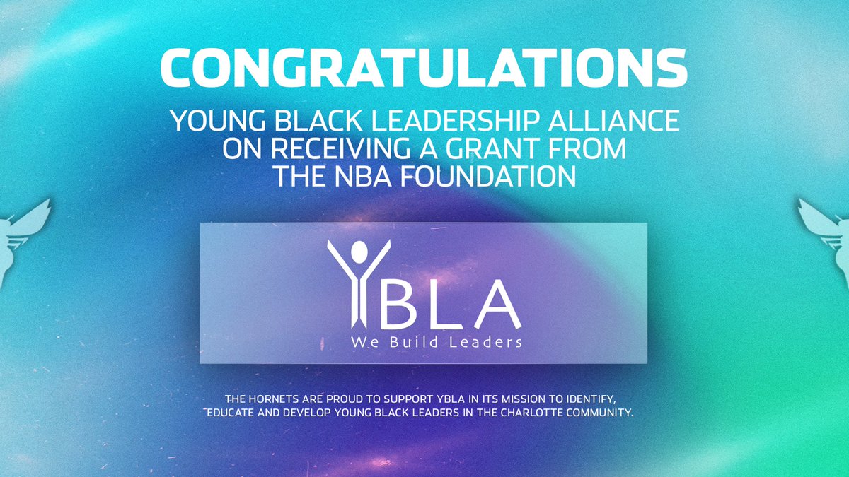 “We are proud to have had the opportunity to assist <a href="/YBLALeadership/">YBLA</a> in receiving this deserved funding so that even more Black youth can become YBLA Ambassadors in Charlotte.” - Hornets Sports &amp; Entertainment President &amp; Vice Chairman Fred Whitfield 
🔗: on.nba.com/47u6duV