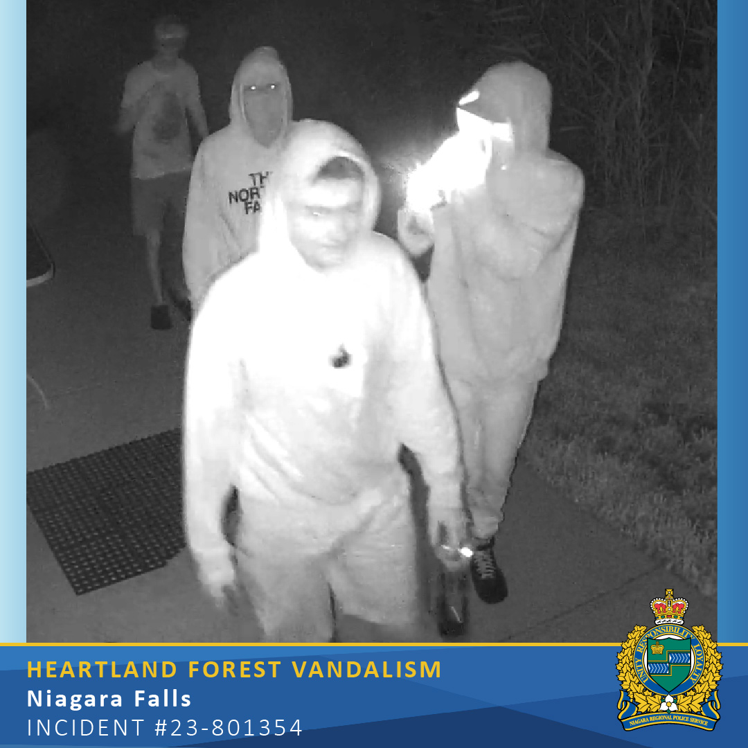 Heartland Forest Vandalism Incident Under Investigation – Niagara Falls 

niagarapolice.ca/en/news/heartl…