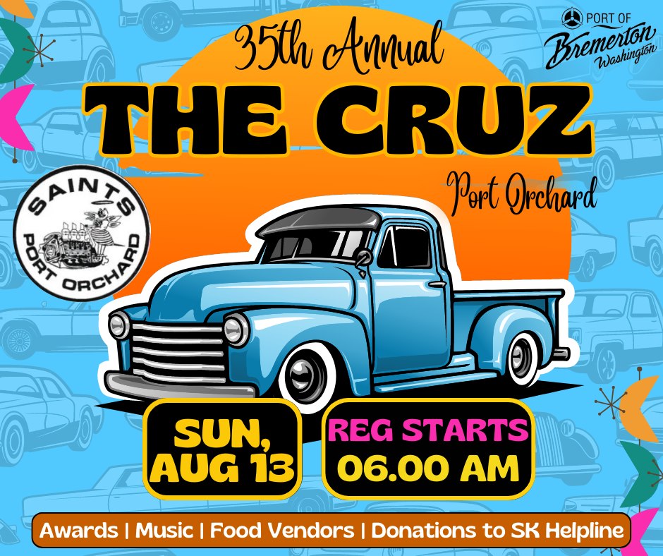 Hey guys!  We've got a packed weekend of events coming up.  If you're in Port Orchard or the surrounding area, come check us out Saturday night at the Port Orchard Night Market and Sunday at The Cruz.  We'll be running VR games to showcase what we offer at our locations.