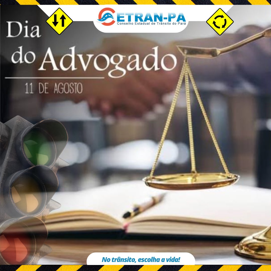 CetranPara's tweet photo. ✔ "Em meio a complexas leis e intrincadas situações, os advogados emergem como faróis de justiça e defensores incansáveis dos direitos. 

Feliz Dia do Advogado! 📚⚖️ https://t.co/FvdkYID4TI