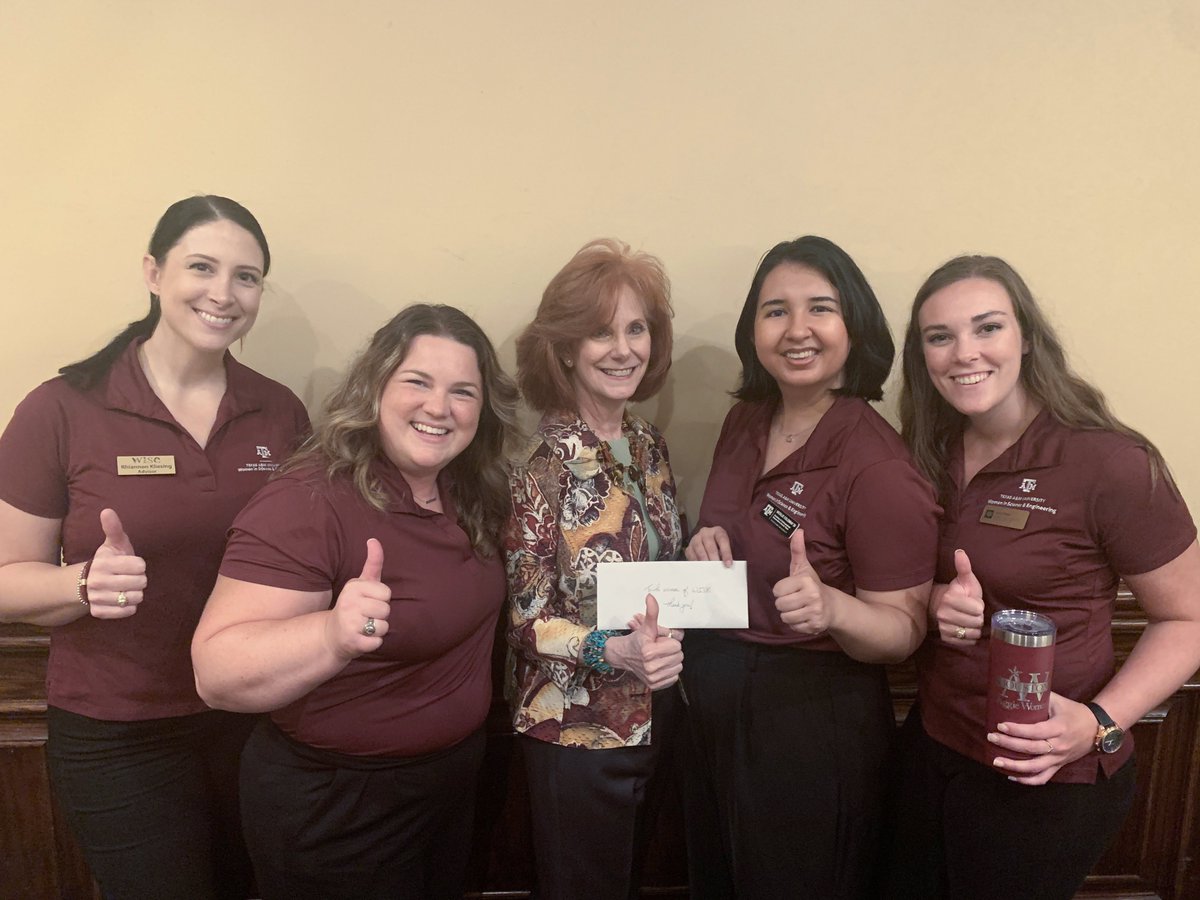 wise_tamu's tweet photo. A few of our WISE officers attended the Houston Aggie Women's luncheon this past week to share about our WISE chapter. Thanks to our gracious hosts and we are looking forward to the connections we made! https://t.co/yageYdHVPd