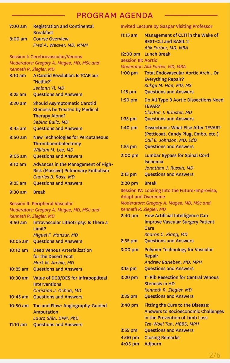 usc_vascular's tweet photo. The 27th Annual Max Gaspar Symposium is right around the corner!
Come learn with our Trojan #vascular surgeons and guest faculty in Pasadena!
This year: "Vascular Surgery on the Cutting Edge"
Register at https://t.co/pOvRugqrk3 by 9/1 for the early bird discount.
#cme #surged https://t.co/0C6yVzN9l7