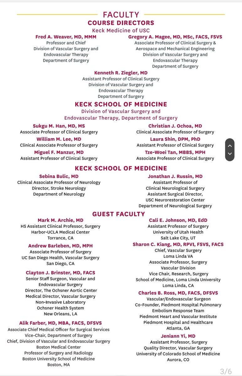 usc_vascular's tweet photo. The 27th Annual Max Gaspar Symposium is right around the corner!
Come learn with our Trojan #vascular surgeons and guest faculty in Pasadena!
This year: "Vascular Surgery on the Cutting Edge"
Register at https://t.co/pOvRugqrk3 by 9/1 for the early bird discount.
#cme #surged https://t.co/0C6yVzN9l7