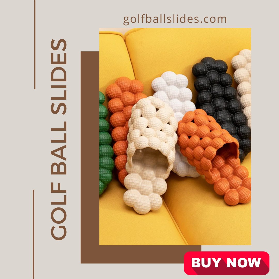 GolfBallSlides's tweet image. Fore! Step up your style game with our Golf Ball Slides! ⛳👟 Perfect for golf lovers and trendsetters alike, these slides are a hole-in-one when it comes to fashion and comfort. 
Shop Now: golfballslides.com/products/golf-…
#GolfBallSlides #SwingInStyle #TrendyFootwear #GolfLovers