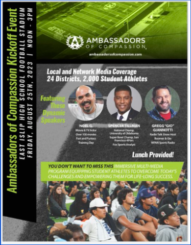 Great to catch up with my fraternity brother &amp; East Islip Supt. Paul Manzo as we discuss supporting our learning communities and the launching of the Ambassadors of Compassion on LI, hosted by East Islip! #NYSALAS #EISPRIDE #clipperPRIDE