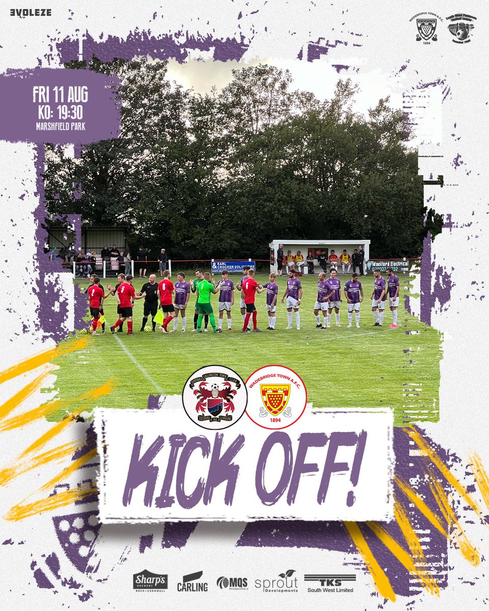 WadebridgeTown's tweet photo. Itβs all kicked off here #PastyMen Β #utbb #1stTeam #wadebridge #OurClubIsYourClub
π Away to @CallyTownFC
π @swpleague
π
Friday 11/08/23
π Marshfield Park, PL17 7BT
π 19:30 https://t.co/3KtMEFN5iS