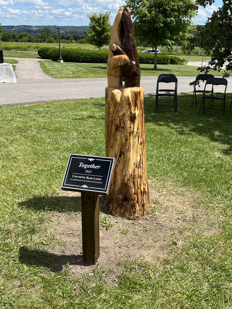Congratulations to the Uxbridge Historical Centre on unveiling a statue by local carver Ryan Locke . <a href="/UxbridgeMuseum/">Uxbridge Historical Centre (UHC)</a> uxbridge historical centre (museum &amp; archives) Titled "Together", the statue is a tribute to the Historical Centre's commitment to diversity.