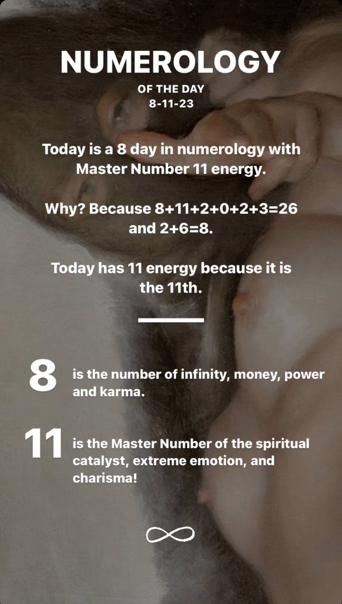 frekwenzybeatz's tweet photo. #NUMEROLOGYOFTHEDAY
8-11-23 
#infinityportal https://t.co/31PakzMI4k