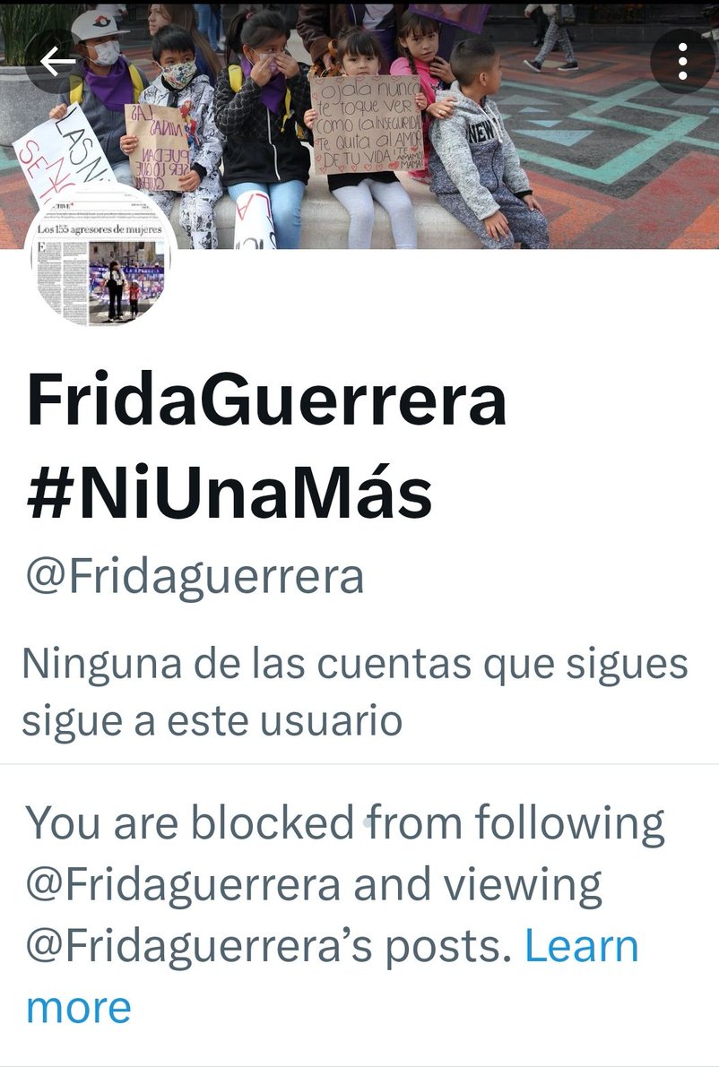 Me bloqueò la estupidita vende víctimas. <a href="/Fridaguerrera/">FridaGuerrera #NiUnaMás 🇵🇸🇲🇽</a>