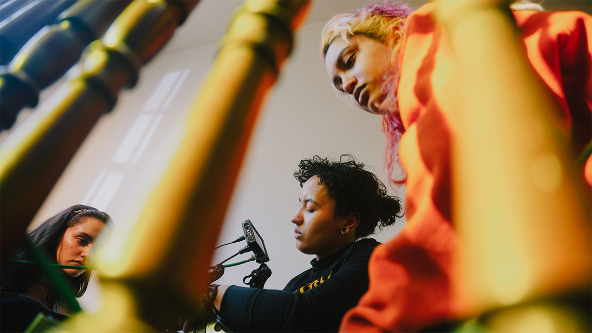 HofstraU's tweet photo. Lights, camera, action! 📽️🎞️ Congratulations to @HerbertSchoolHU on being named to @THR's list of best film schools! https://t.co/7BhnBrRoCo https://t.co/YHtvKaB07U