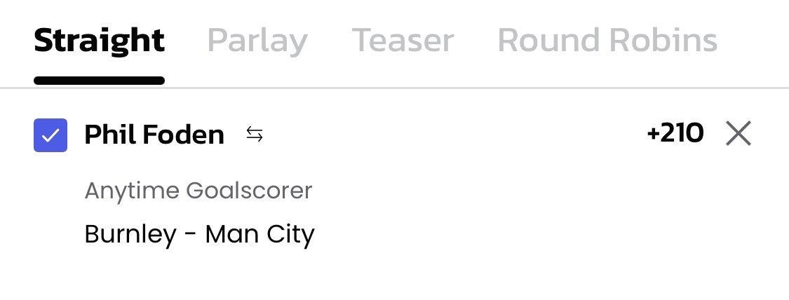 3BetsAWeek's tweet photo. Prem is back. Shall we?

Phil was one of the few City players who looked interested when he came on last week vs Arsenal, winning some tackles and getting a SOG in 33 mins. He gets the start today and always benefits from the attention Haaland gets. 

Foden Anytime Goal +210 https://t.co/1KyqSSHH3B
