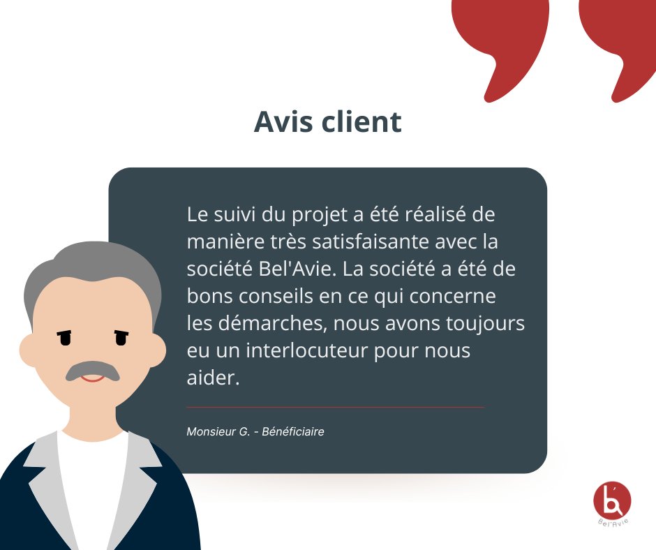 ⭐️🎤 Parole à nos bénéficiaires !

Retrouvez l'avis de Monsieur G. que nous avons accompagné dans son projet d'adaptation de son logement.