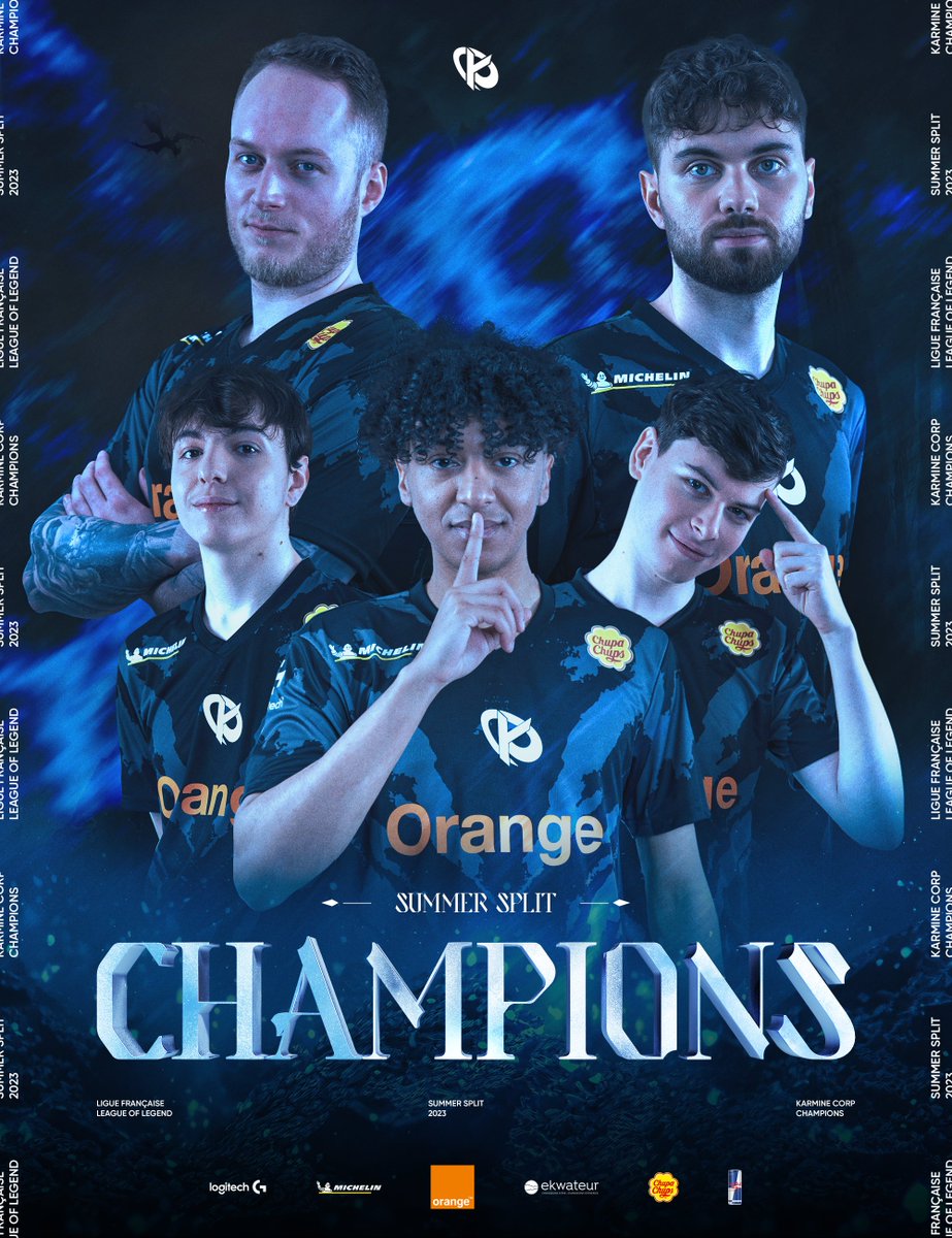 SUR UN BACKDOOR EN ÉCHO À NOTRE TOUTE PREMIÈRE VICTOIRE EN LFL. 🥹

CHAMPIONS DU SUMMER SPLIT 2023 🏆

NOUS SOMMES DE RETOUR SUR LE TRÔNE. #KCORP