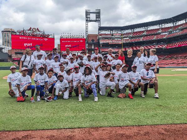 STLWizard's tweet photo. St louis! It’s always an honor to give back to the city where I played for 15 years. At the @BankofAmerica Play it Forward baseball clinic, I gave big league advice to at @BGCStl. I hope to one day see these kids playing pro ball. https://t.co/iUEbyQbATM