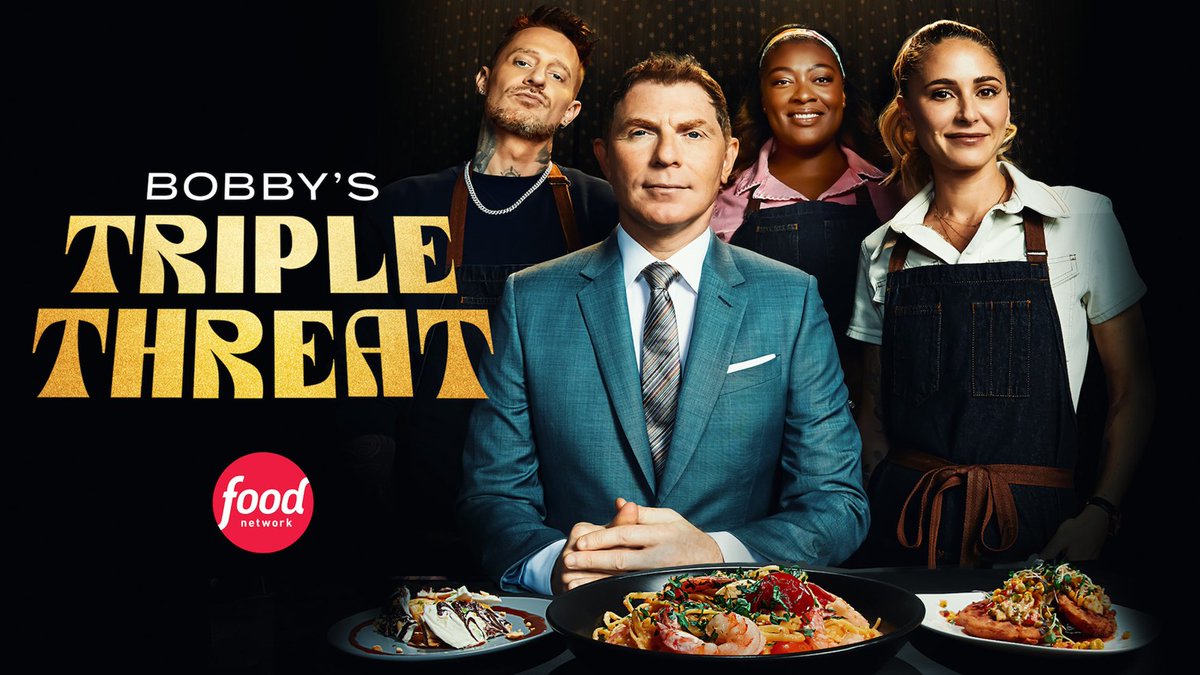 FoodNetwork's tweet photo. @GaroudboyO Thanks for the ❤, you’re in! We’ll tweet you Tuesday with a reminder to watch Bobby’s Triple Threat on @FoodNetwork!
Reply #Stop to opt-out. https://t.co/ZlqsdzNcq4