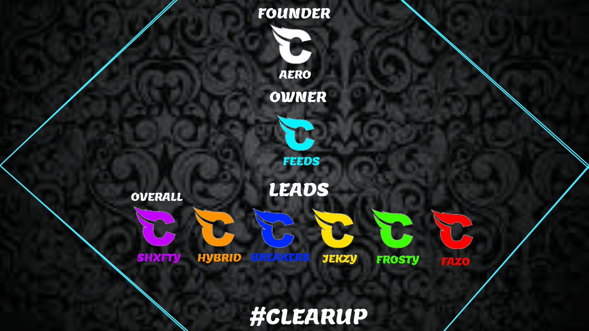 EvoClear's tweet photo. We Are Proud To Announce Our Lineup. Congrats To All The Leads! We Expect Big Things From You All! #ClearUp https://t.co/snklL2S8Q5
