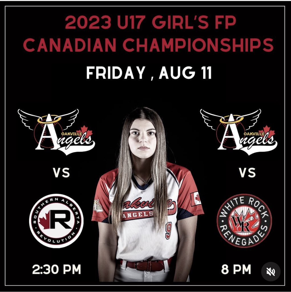 2023 U17 Girls FP Canadian Championships continue today in Saskatoon.  The first of Friday’s games is at 2:30 MDT vs Drumheller Southern AB Revolution then 8 pm vs White Rock Renegades 07. Good Luck Angels 🥎 #gordiehowesportscomplex #fastpitch #softballcanada