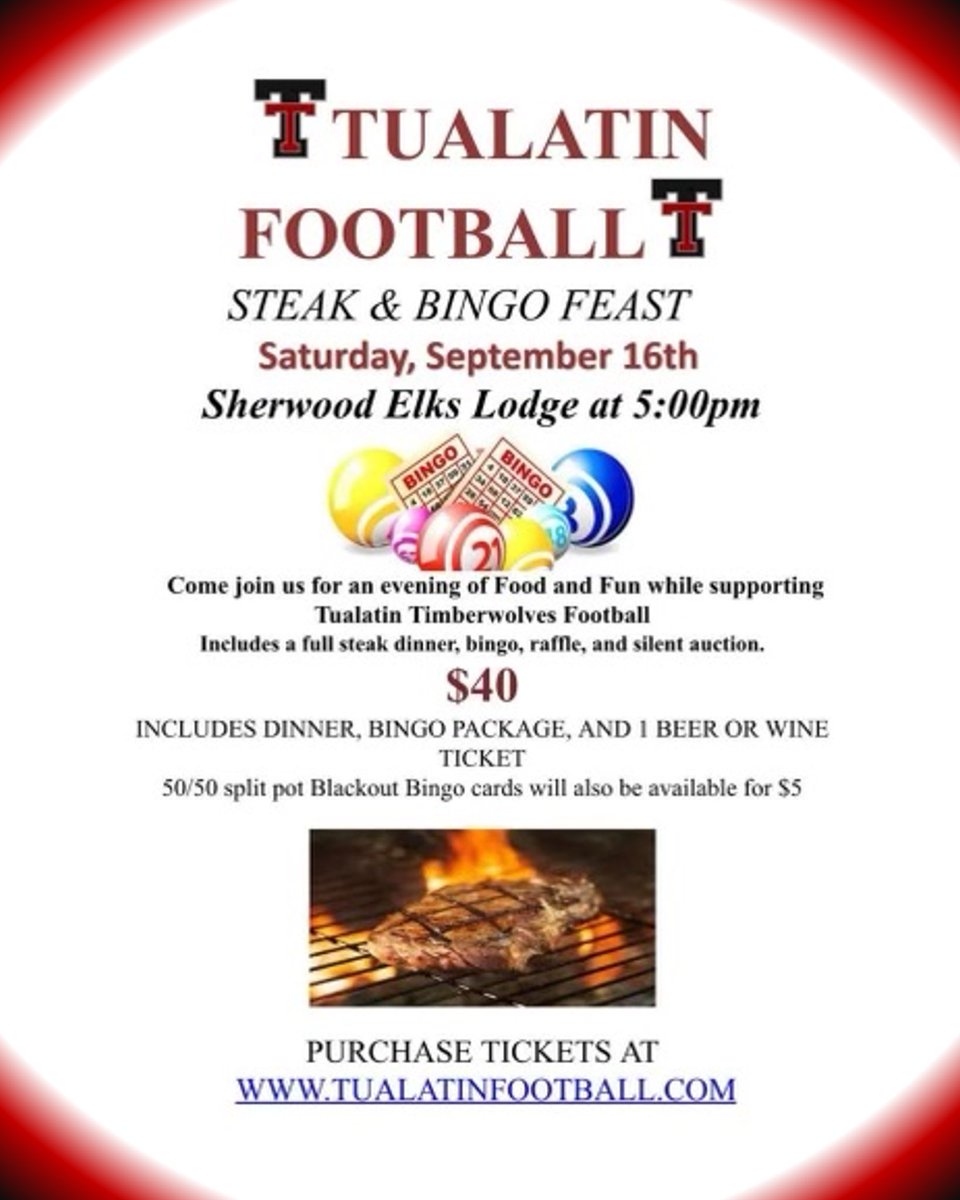 Varsity/JV Roster Tualatin HS Football