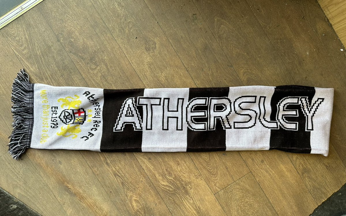AthersleyRecFC's tweet photo. Memorabilia for sale:

🧷 Pin Badges - £3.50

🧢 Hats - £9.00

🧣 Scarves - £9.00

Simply ask at the turnstiles!

#YouRec https://t.co/Ba9RSTsXyy