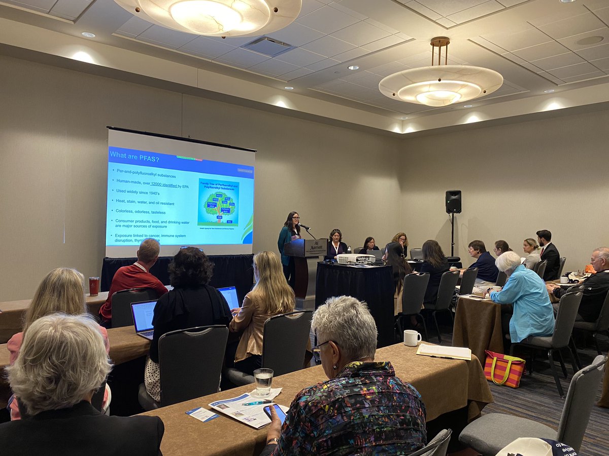 At #NCEL2023, we’re hearing from <a href="/earthavenger/">Jennifer Peters 🌎⚡️</a> (@cleanh2oaction), <a href="/DCChristy/">Christy Leavitt</a> (<a href="/oceana/">Oceana</a>), <a href="/BarbGottliebPSR/">Barbara Gottlieb</a>, <a href="/DawnEuer/">dawneuer.bsky.social</a> how states are stepping up and forwarding solutions that protect their communities and move toward safer and more sustainable chemicals and materials.