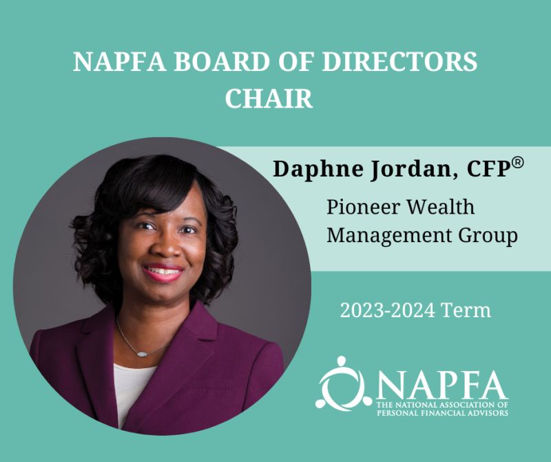 daphnejo's tweet photo. NAPFA has elected Daphne Jordan, CFP® to serve as the Chair in the 2023-2024 term.

It is my distinct honor to be a NAPFA member and to serve as Chair. As we eagerly celebrate our 40 years of history, we look forward to a future of enrichment, engagement, and excellence. @NAPFA https://t.co/ldwWFsaml0