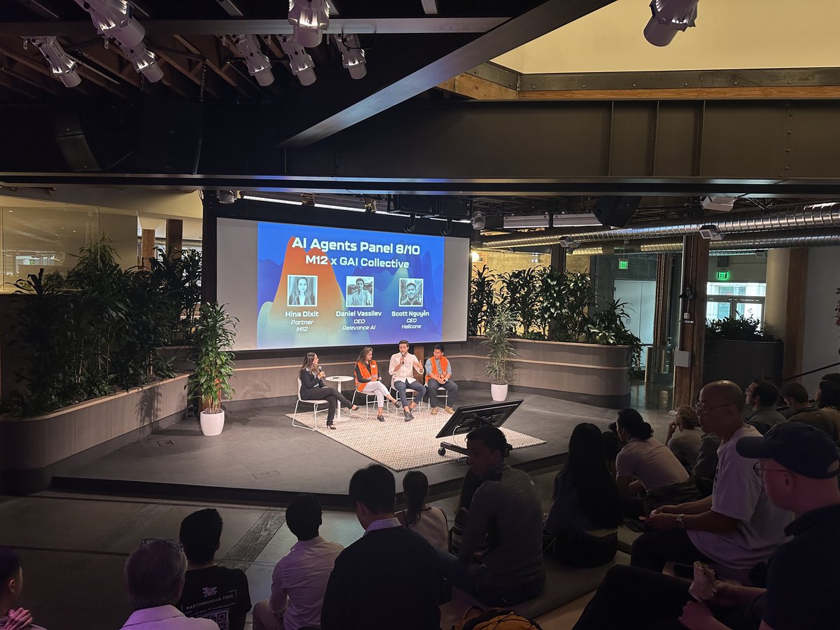 AICollectiveCo's tweet photo. Thank you who everyone who joined last night's Gen-Z in AI panel with @M12vc and @github! We had some incredible conversations about AI agents, open-source models, and more.

If you couldn't make it, don't worry – check out the recording here 👇
https://t.co/robIltU2Hq https://t.co/UynONoPAhI