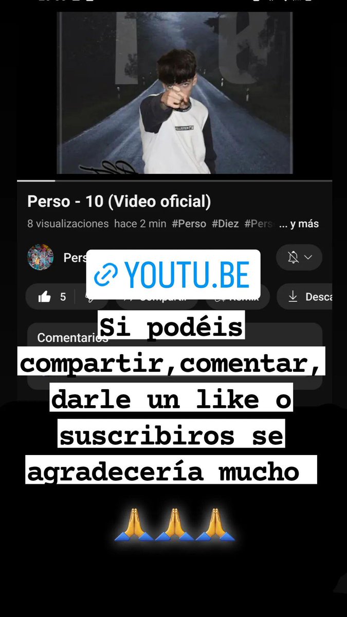 Ya está fuera 10. Si podéis compartirlo,comentar,darle like o suscribiros se agradecería mucho ❤️
youtu.be/IHLVRnYZgm0