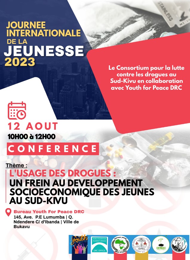 Congo nation sans Drogues (@sansdrogues) on Twitter photo Célébration ensemble la journée internationale de la jeunesse tout en luttant contre l'abus de Drogues <a href="/DrcWfad/">Wfad_Drc</a> <a href="/WFAD_info/">WFAD</a> <a href="/UNODC/">UN Office on Drugs & Crime</a> <a href="/theVNGOC/">Vienna NGO Committee</a> <a href="/peace_drc/">Youth for Peace DRC</a> <a href="/OpadecA/">Opadec Asbl</a> Célébration ensemble la journée internationale de la jeunesse tout en luttant contre l'abus de Drogues <a href="/DrcWfad/">Wfad_Drc</a> <a href="/WFAD_info/">WFAD</a> <a href="/UNODC/">UN Office on Drugs & Crime</a> <a href="/theVNGOC/">Vienna NGO Committee</a> <a href="/peace_drc/">Youth for Peace DRC</a> <a href="/OpadecA/">Opadec Asbl</a>