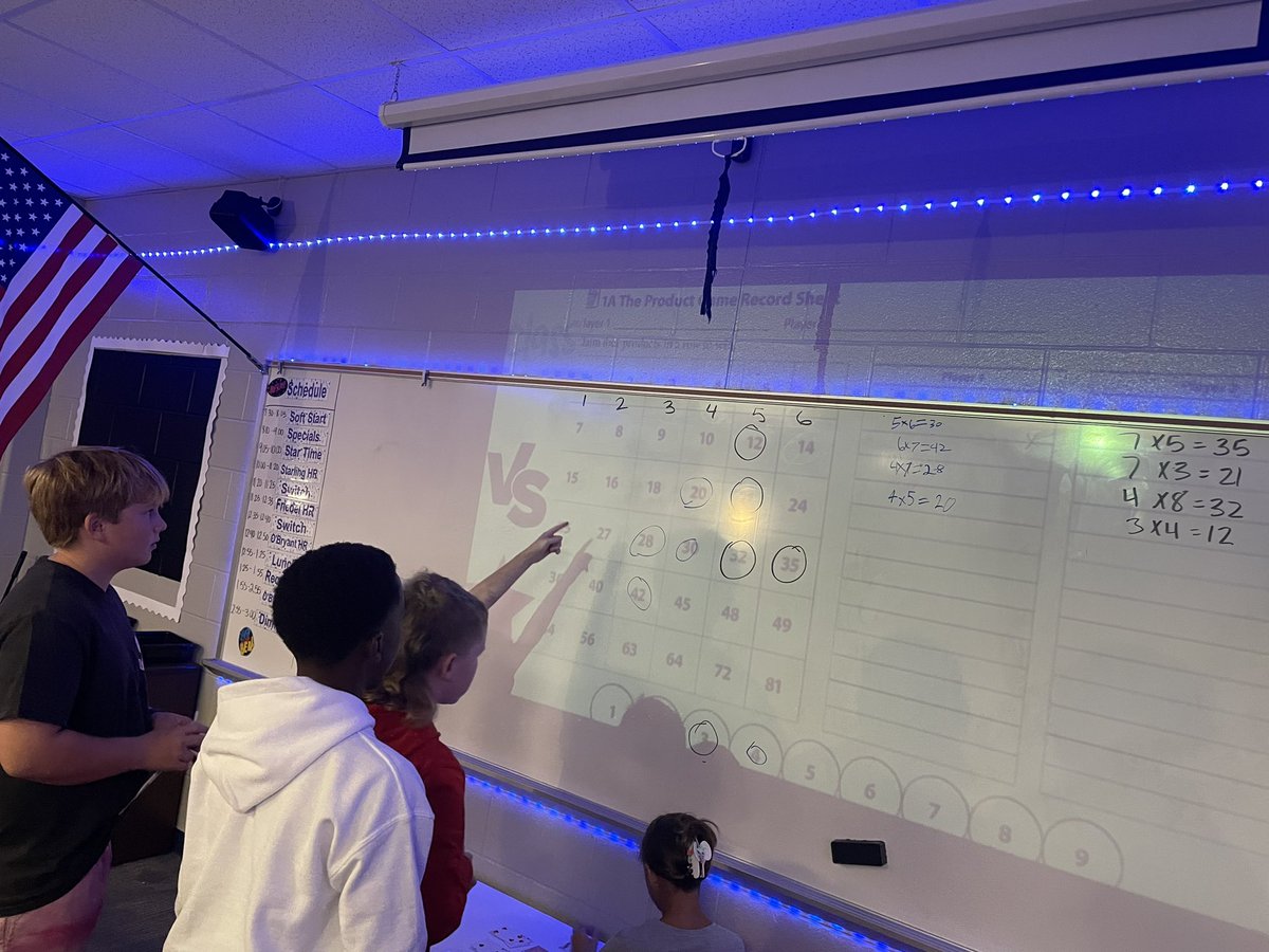 Students Expanding their fact knowledge by playing the Product Game. <a href="/HumbleISD_SWE/">Summerwood Elementary</a> <a href="/HumbleISD/">Humble ISD</a> <a href="/HumbleElemMath/">Humble ISD Elementary Math</a> #MyMathJourney