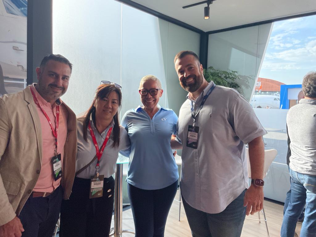 OdysseyBahamas's tweet photo. Zelda made the most of her time at #labace23 with courtesy visits to Odyssey’s #bizav industry partners in #Brazil!👏Thanks & see you @ #labace24✈🙌💕😎#labace2023🛩️
@TAM_AviacaoExec @Lider_Aviacao @AegFuels @apoge @CAVOKaereo #lider @UniversalWeathr @paragonaviation #bizav https://t.co/wijZXOdAFt