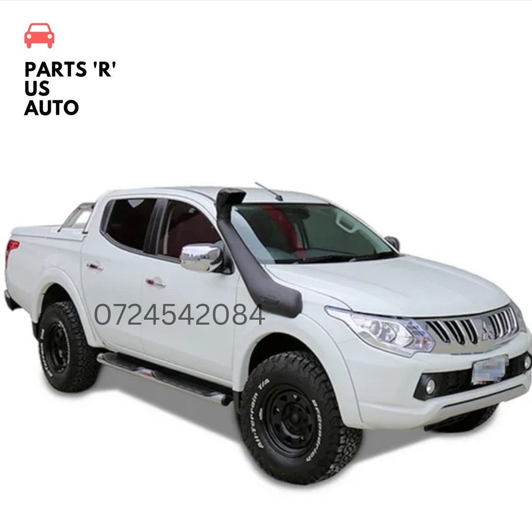 PartsRUsAuto1's tweet photo. Mitsubishi Pajero and Triton Snorkels are now available at Parts R Us Auto from just KES18500. Get ready to conquer new terrains with enhanced performance. Contact us on 0724542084. #Offroad #V33 #V73 #V93 #V97 #MitsubishiAccessories #Triton #Pajero #Snorkel #PartsRUsAuto https://t.co/Uc0U78XifS