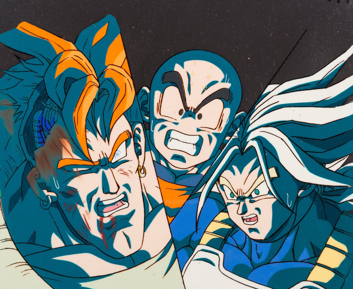 Dragonball GT - Toei Animation Original Celluloid - Trunks, Gohan