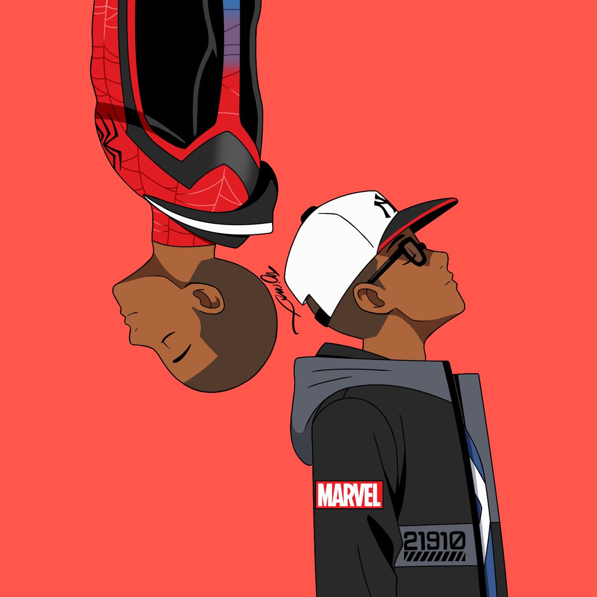 Tyren_X's tweet photo. One and the Same
#SpiderMan #SpiderManTL https://t.co/9XtcqRCEtG