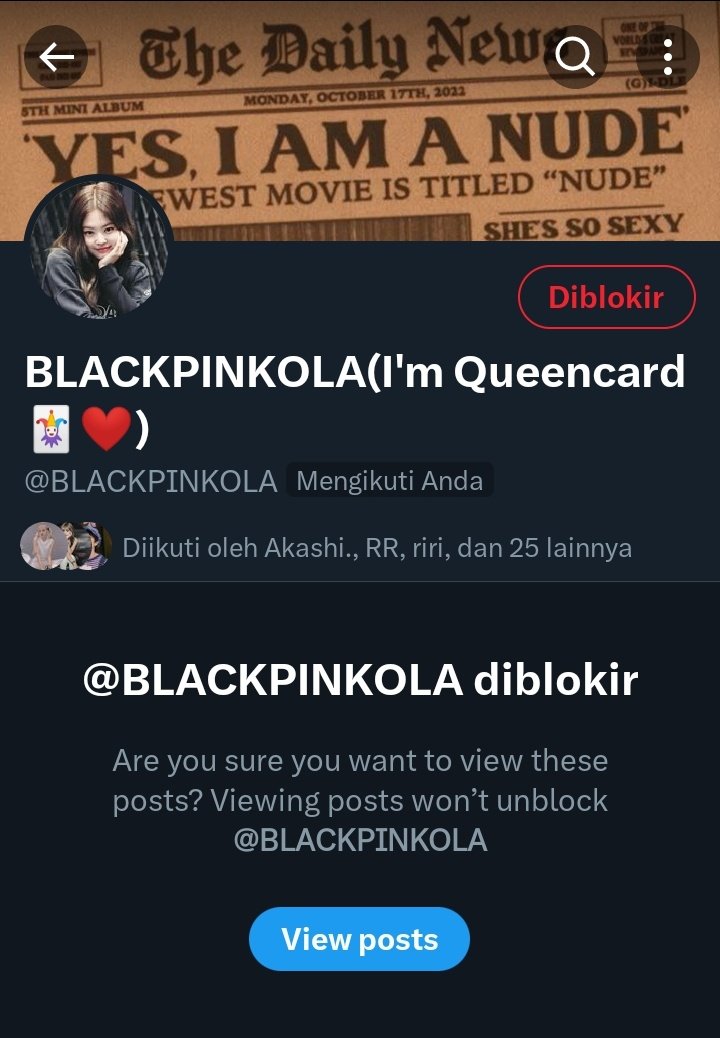 hello, mell speak here before I apologize for the commotion that has occurred, here I will purely clarify that I did not know beforehand that the account was a haters account from BTS, I have blocked the account, once again I'm sorry because it really isn't knew about the account