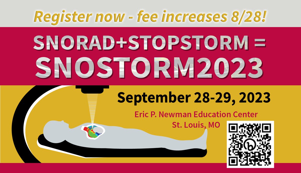 SNOSTORM2023 is Sep 28-29, 2023 Register NOW - fees go up 8/28! Hear from leaders in the field about treating ventricular tachycardia with noninvasive cardiac radioablation! ✅ Schedule & Registration: bit.ly/43D0RLI #EPeeps #radonc