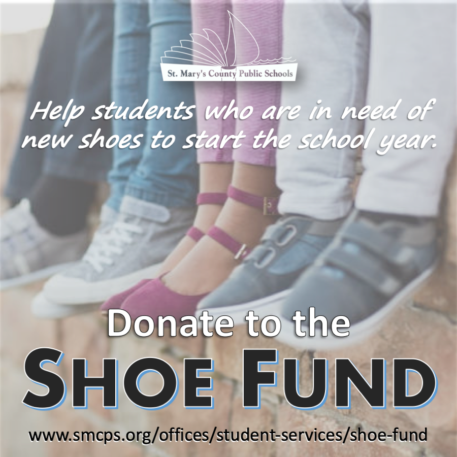 SMCPS_MD's tweet photo. The St. Mary's County Public Schools (SMCPS) Shoe Fund provides shoes to school-age children in the public schools who need shoes but who have limited financial resources.  For more information on how to donate, visit https://t.co/ULsk6eZ1cx https://t.co/DshuPuCY8f