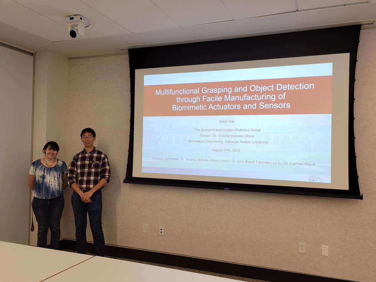 The_CMU_BORG's tweet photo. Congratulations to the newest @The_CMU_BORG doctorate, Dr. Kevin Dai for successfully defending his PhD dissertation today! #ProudPI #SlugSquad https://t.co/e73Juz7kJl
